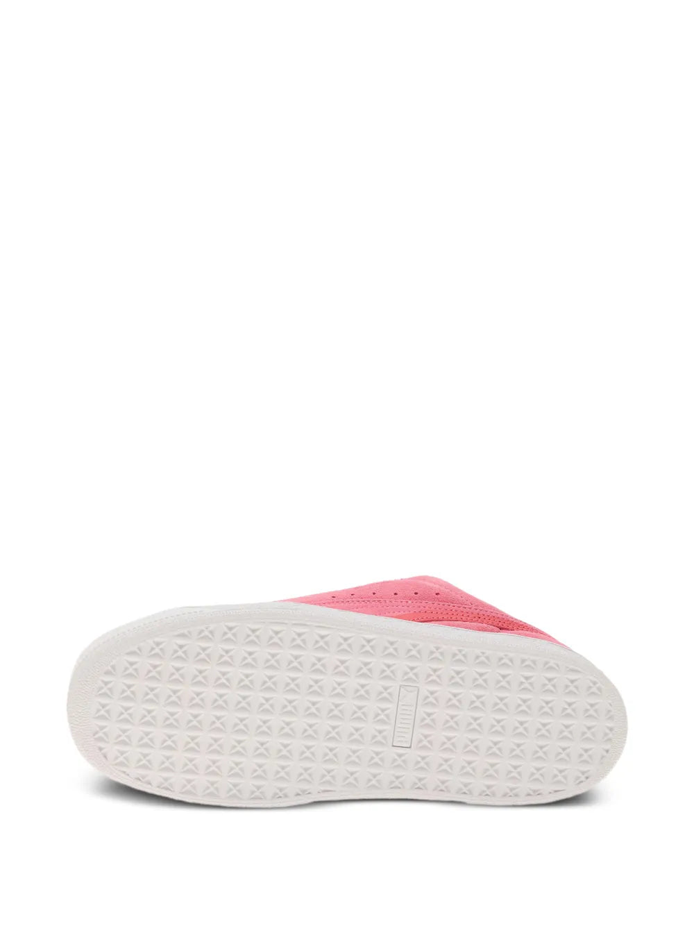 PUMA Suede Xl Lace-Up — Pink — Size US M 3.5 - US W 5 — Lifestyle View