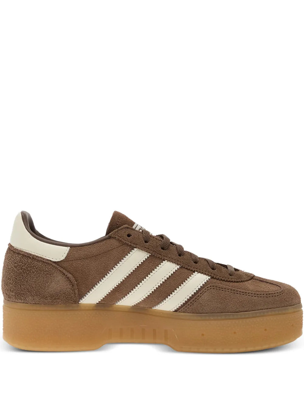 adidas Handball Spezial Bold Suede — Brown — Size US M 3.5 - US W 5 — Front View