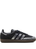 adidas Rhinestone Striped Trainers — Black — Size US M 3.5 - US W 5 — Front View