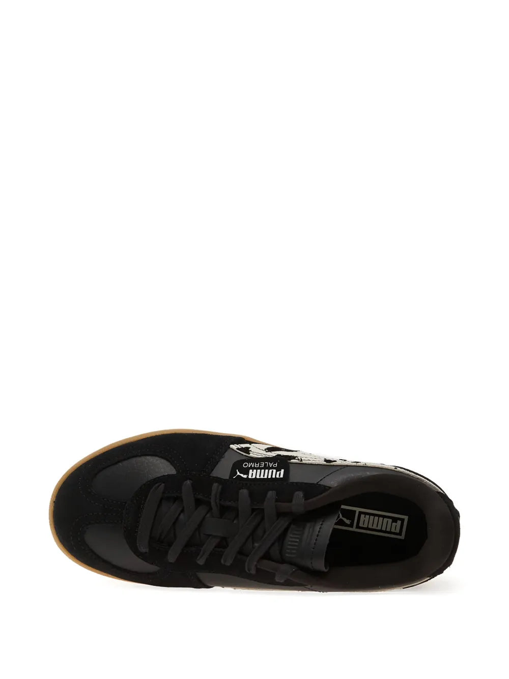 PUMA Palermo Elevata Wild Instinct — Black — Size US M 3.5 - US W 5 — Top View