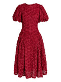 Sister Jane Floral Midi Dress — Red — Size XS — Front View