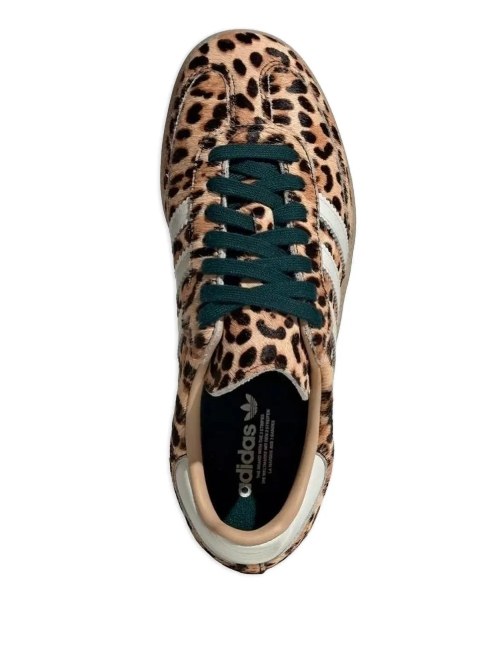 adidas Samba Og Leopard-Print Three-Stripe — Beige — Size US M 3.5 - US W 5 — Back View