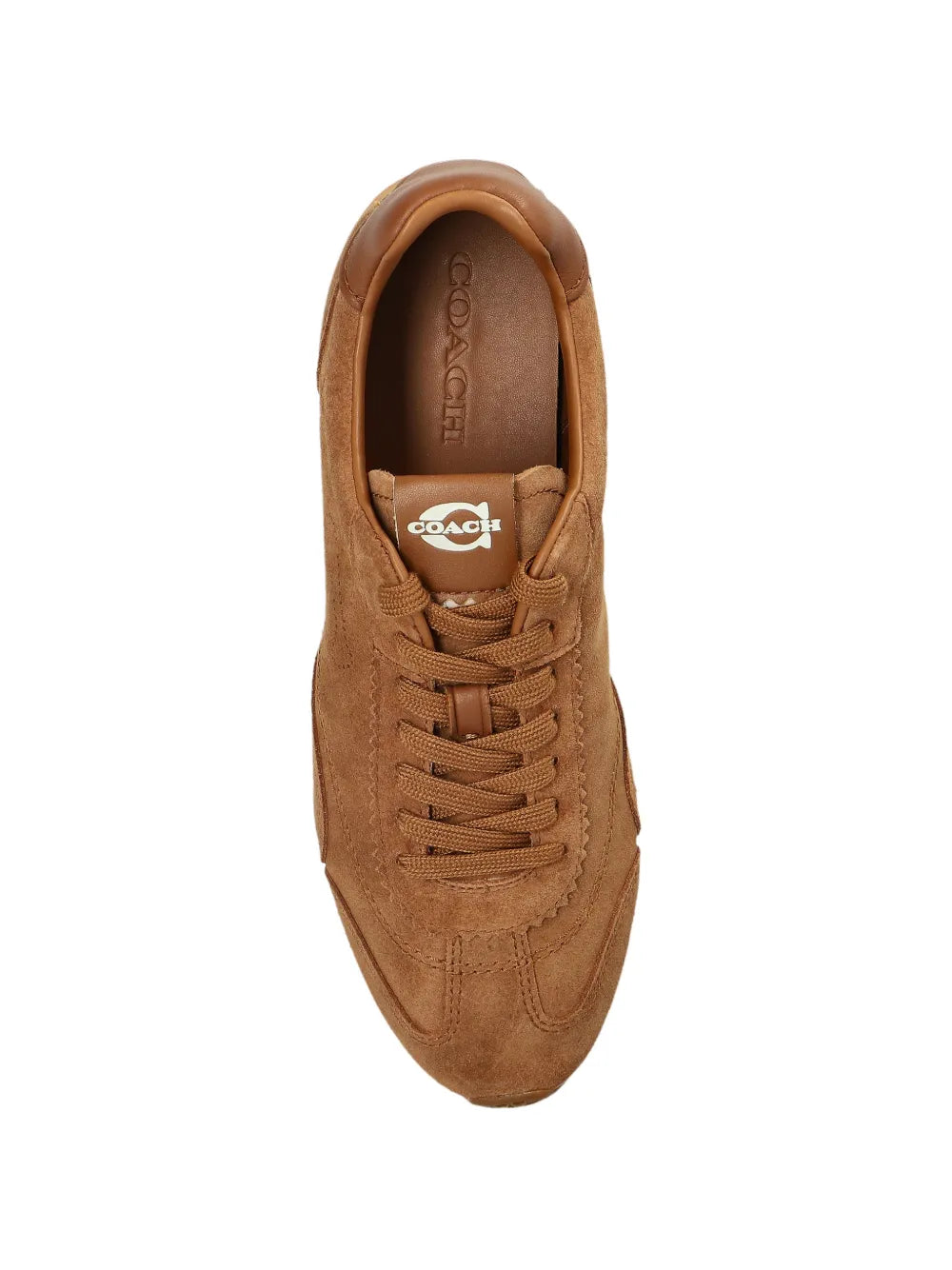 Coach Lace-Up Suede — Brown — Size US M 3.5 - US W 5 — Back View