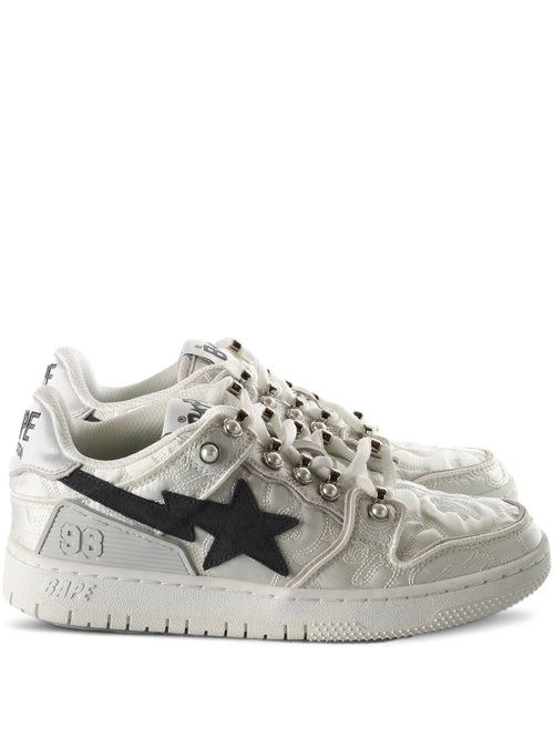 A BATHING APE  Star Studded — White — Size US M 3.5 - US W 5 — Front View