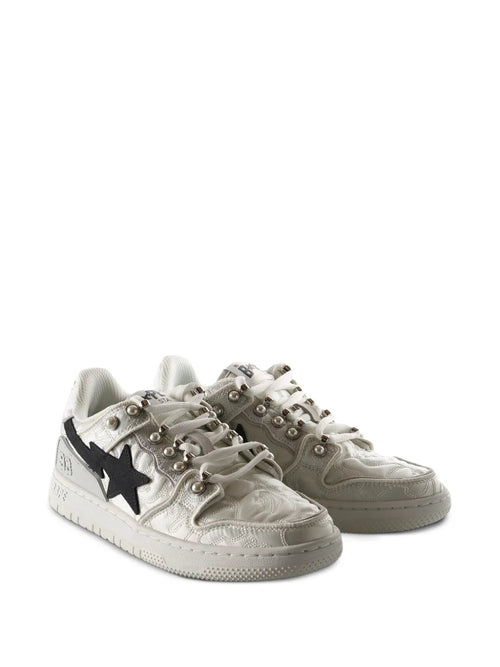A BATHING APE  Star Studded — White — Size US M 3.5 - US W 5 — Side View