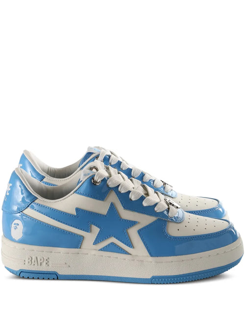 A BATHING APE  Star Motif — White — Size US M 3.5 - US W 5 — Front View