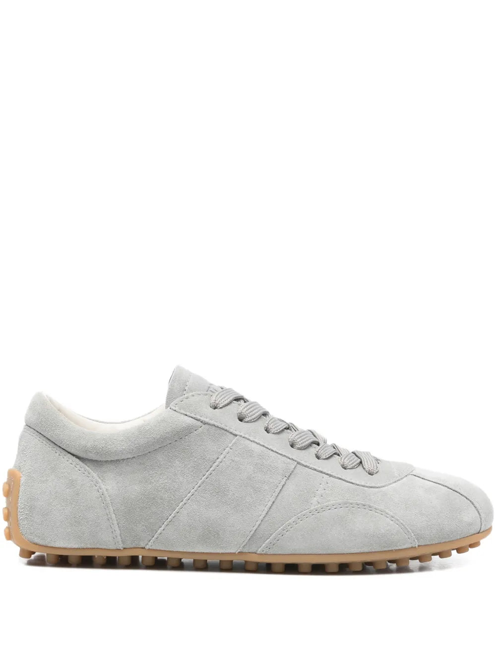 Tod's Laced Low-Top — Grey — Size US M 3.5 - US W 5 — Front View