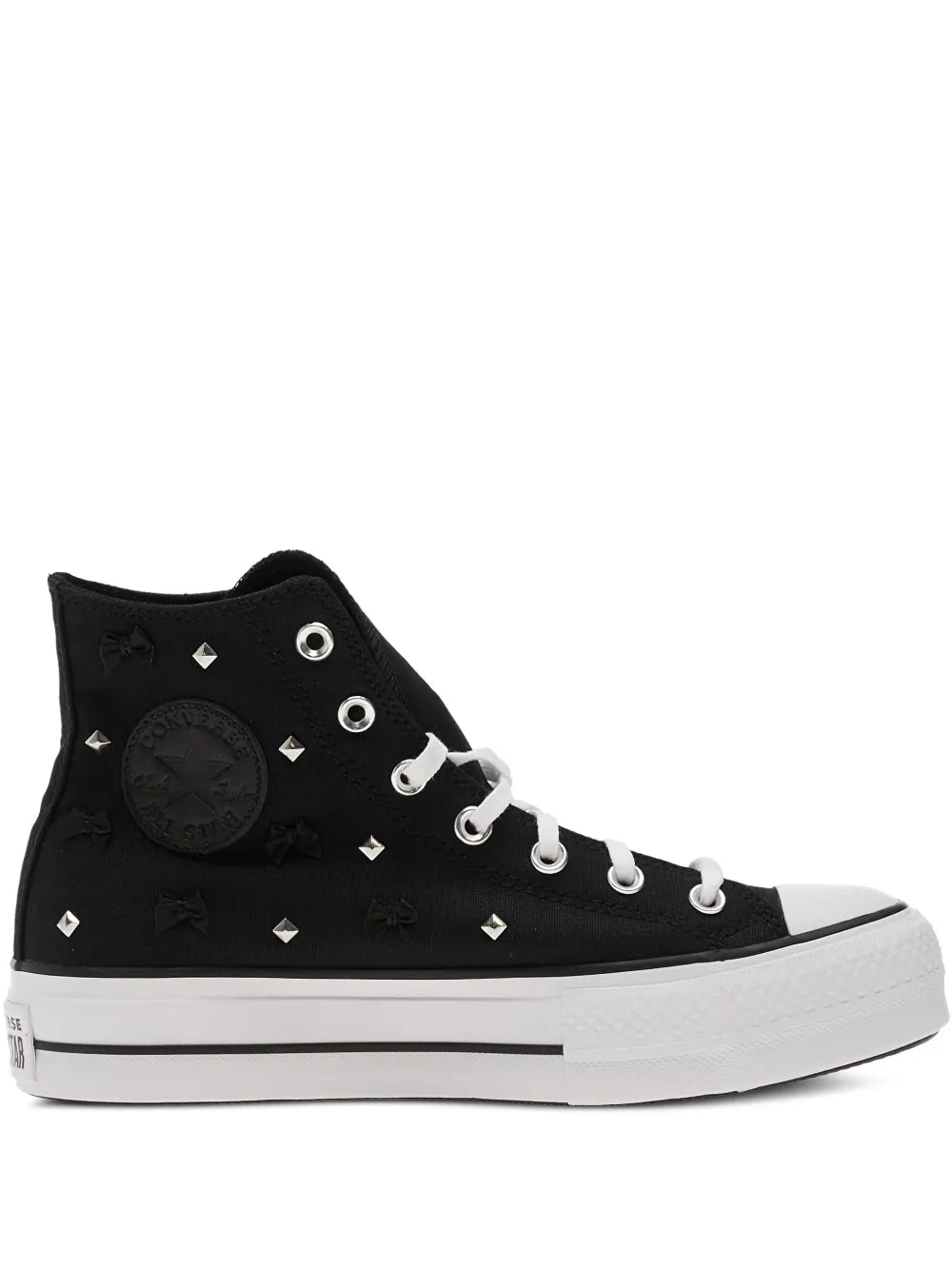 Converse Chuck Taylor All Star Studded — Black — Size US M 3.5 - US W 5 — Front View