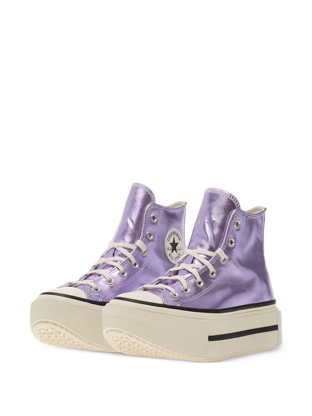 Converse Chuck Taylor Logo-Patch — Purple — Size US M 3.5 - US W 5 — Side View