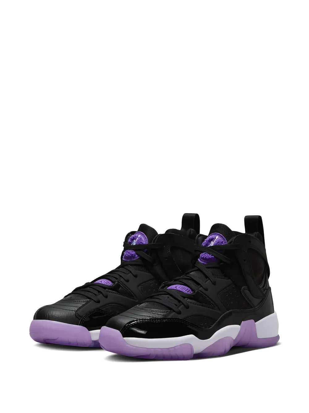 Jordan Jumpman Two Trey Lace-Up — Black — Size US M 3.5 - US W 5 — Side View