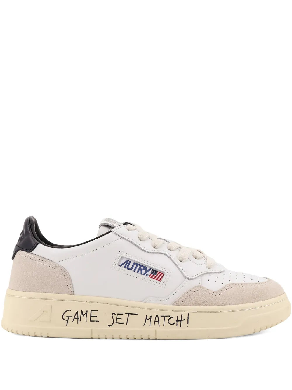 Autry Medalist Low-Top — White — Size US M 3.5 - US W 5 — Front View