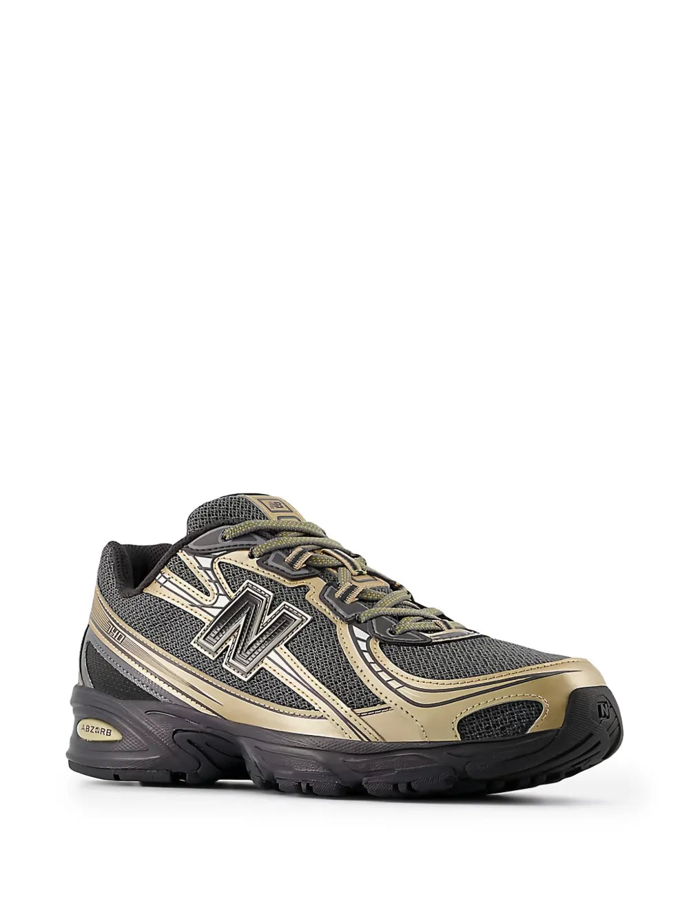 New Balance 740 — Black — Size US M 3.5 - US W 5 — Side View
