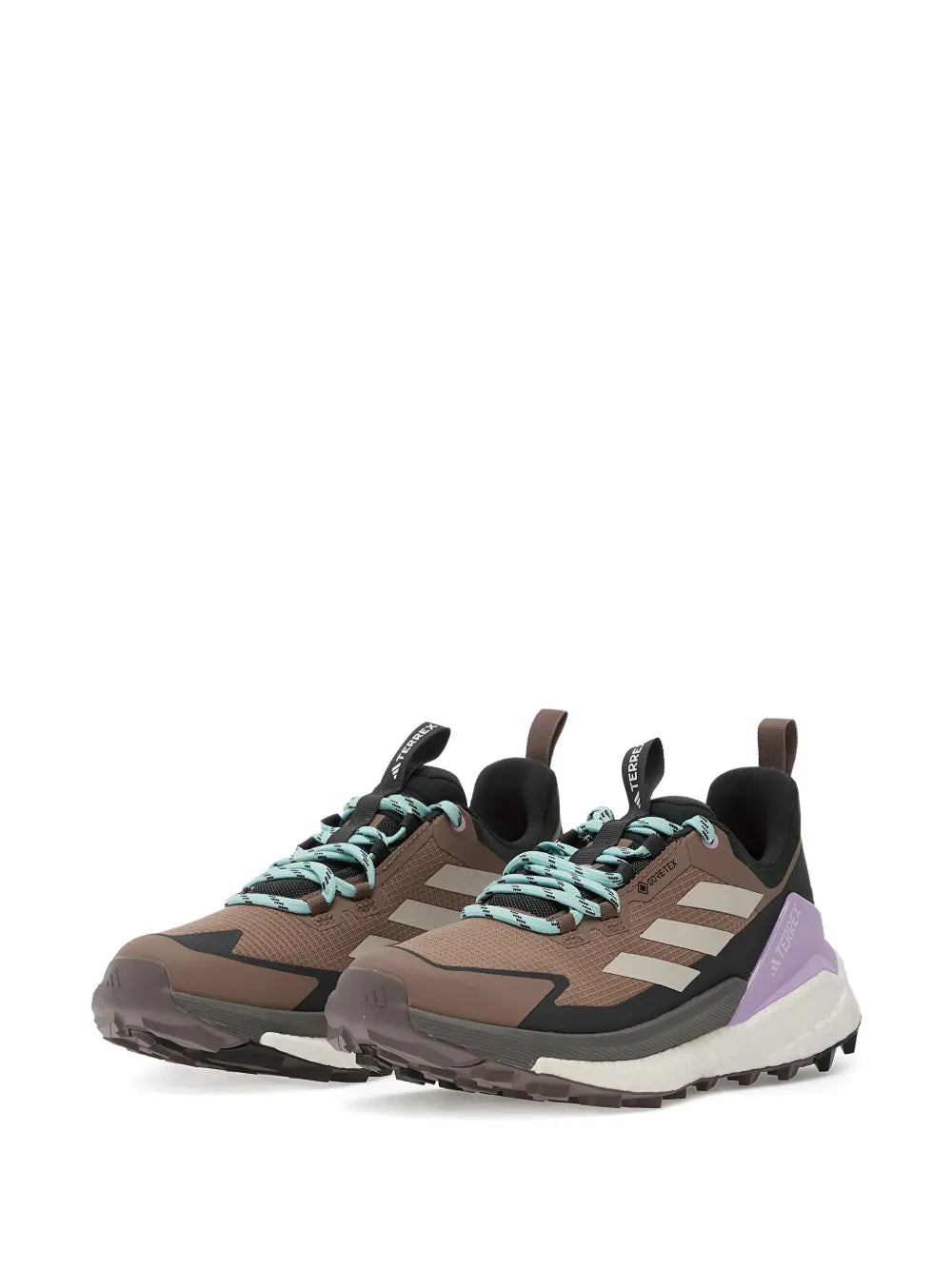 adidas Free Hiker 2.0 Striped — Brown — Size US M 3.5 - US W 5 — Side View