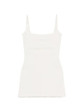 Gimaguas Lula Square Neck Mini Dress — White — Size XS — Front View