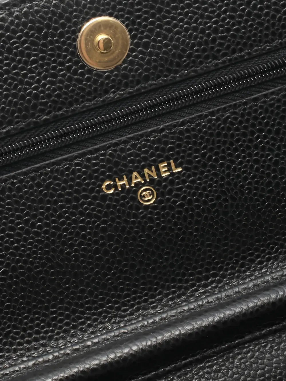 Chanel Pre Owned 2019 Quilted Chain Wallet — Same as shown — Size One Size — Top View