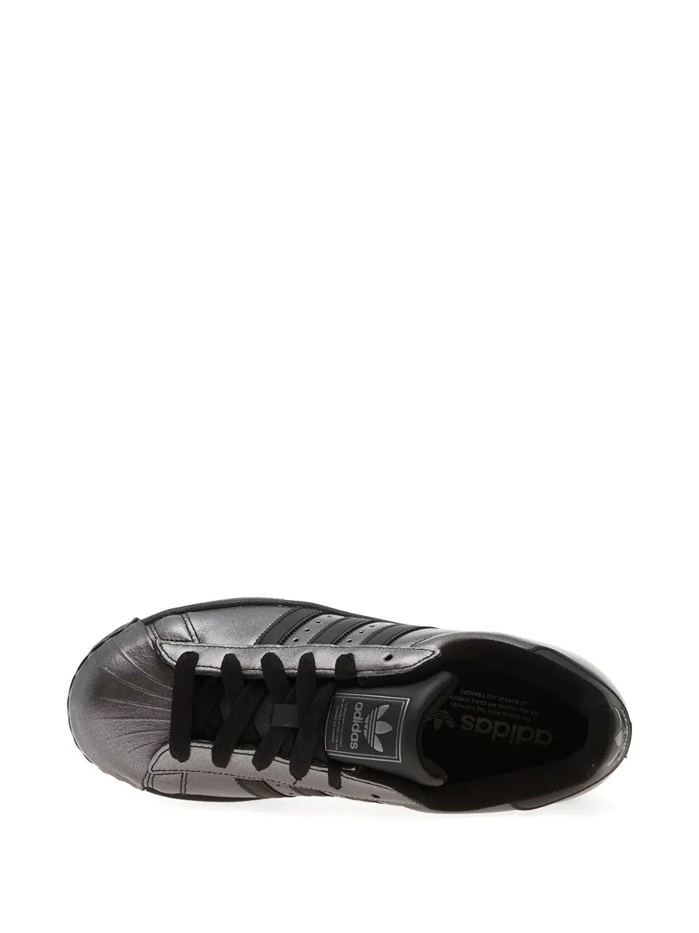adidas Superstar Ii W Lace-Up — Gray — Size US M 3.5 - US W 5 — Top View