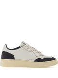 Autry Medalist Low Wom Leather — White — Size US M 3.5 - US W 5 — Front View