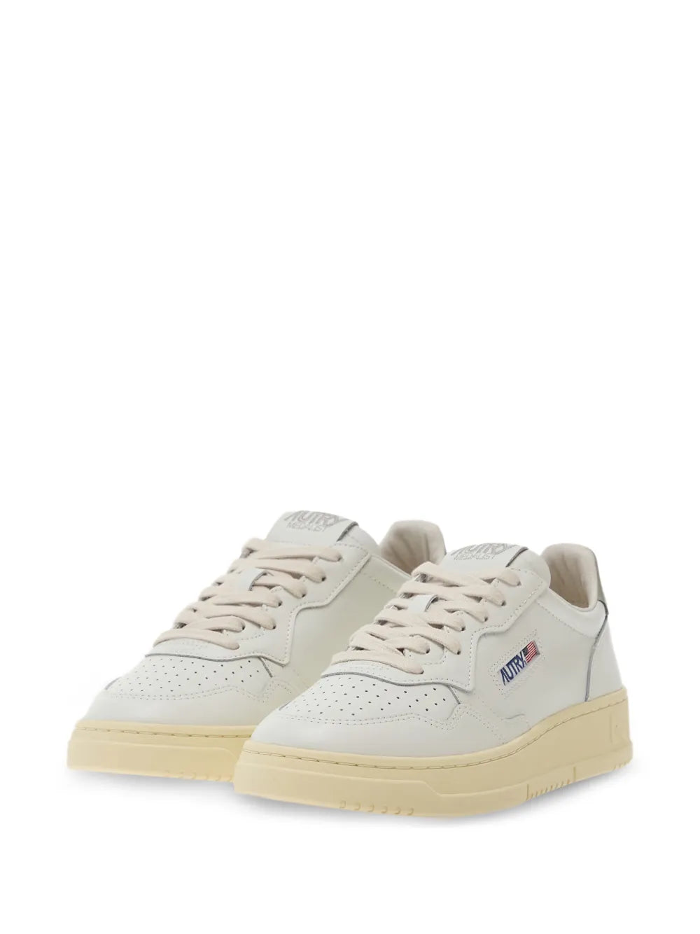 Autry Medalist Low Leather — White — Size US M 3.5 - US W 5 — Side View