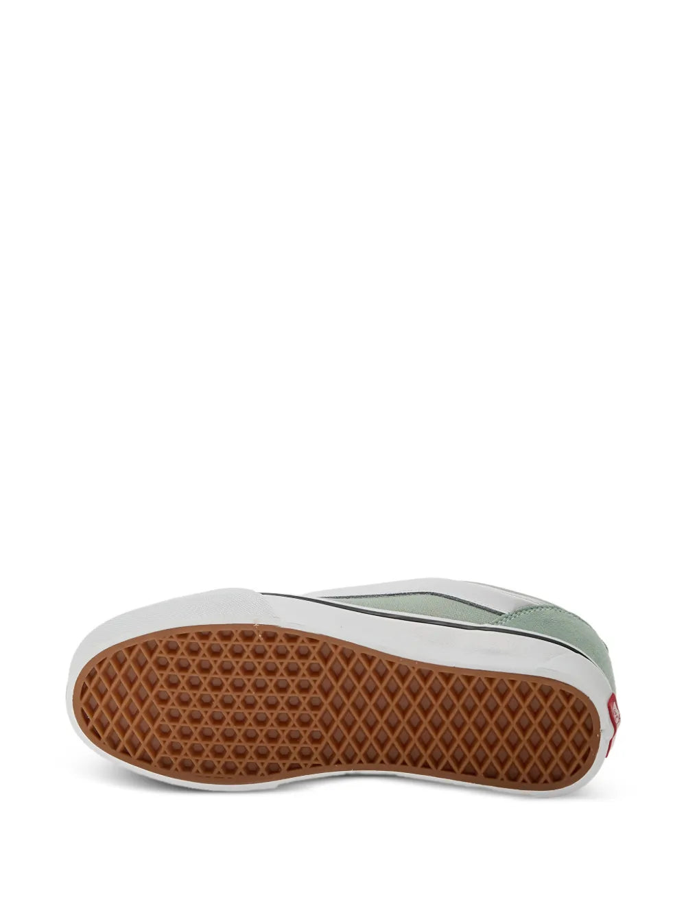 Vans Knu Skool Stripe — Green — Size US M 3.5 - US W 5 — Top View