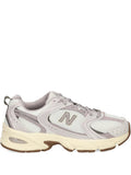 New Balance 530 Logo-Patch — White — Size US M 3.5 - US W 5 — Front View