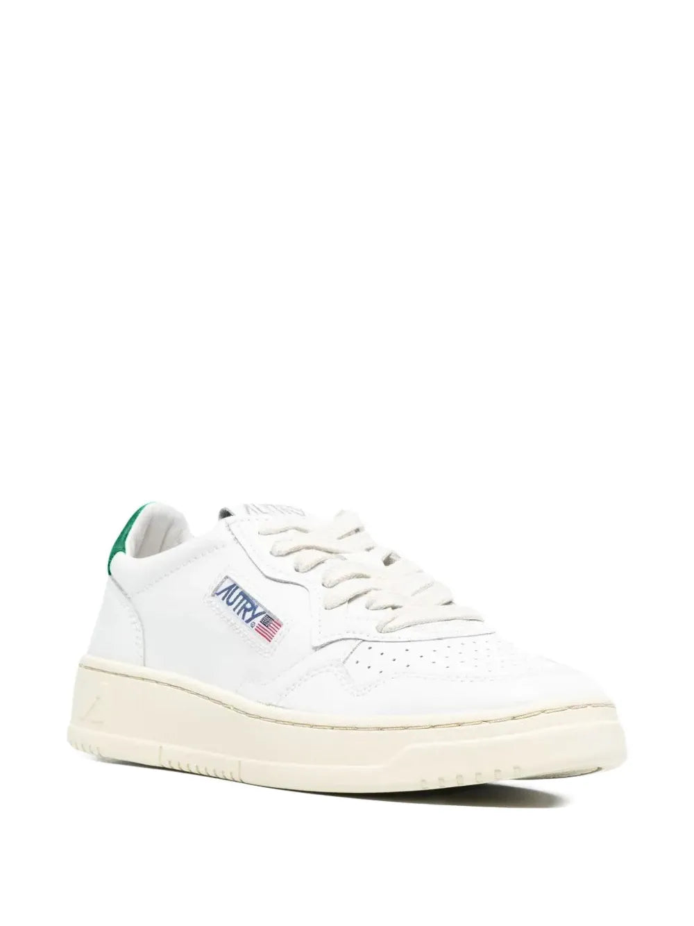 Autry Medalist Lace-Up — White — Size US M 3.5 - US W 5 — Side View