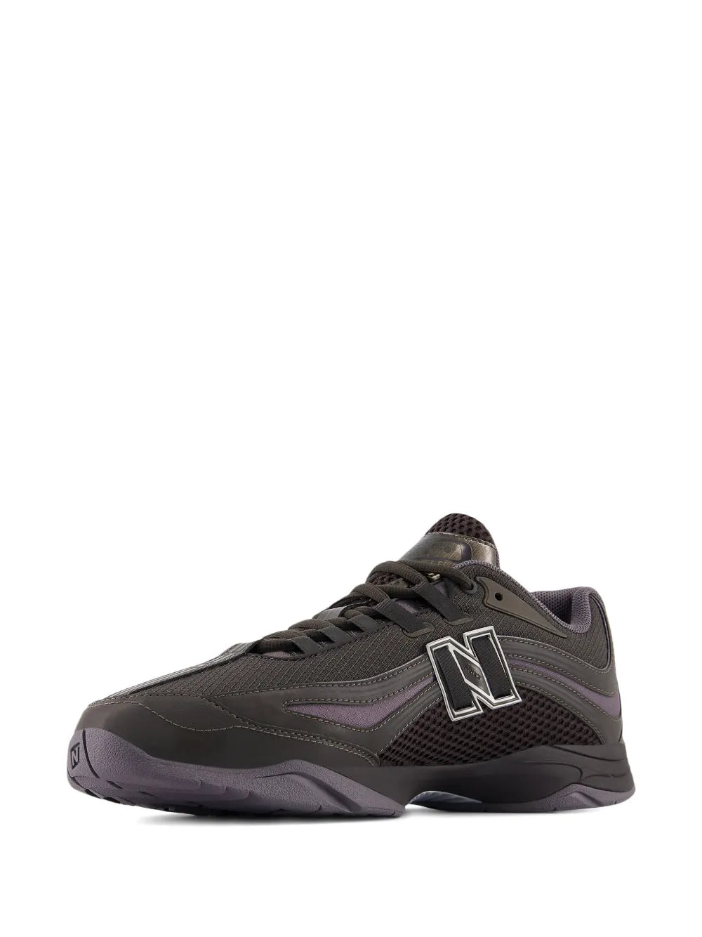 New Balance Logo Low — Black — Size US M 3.5 - US W 5 — Side View