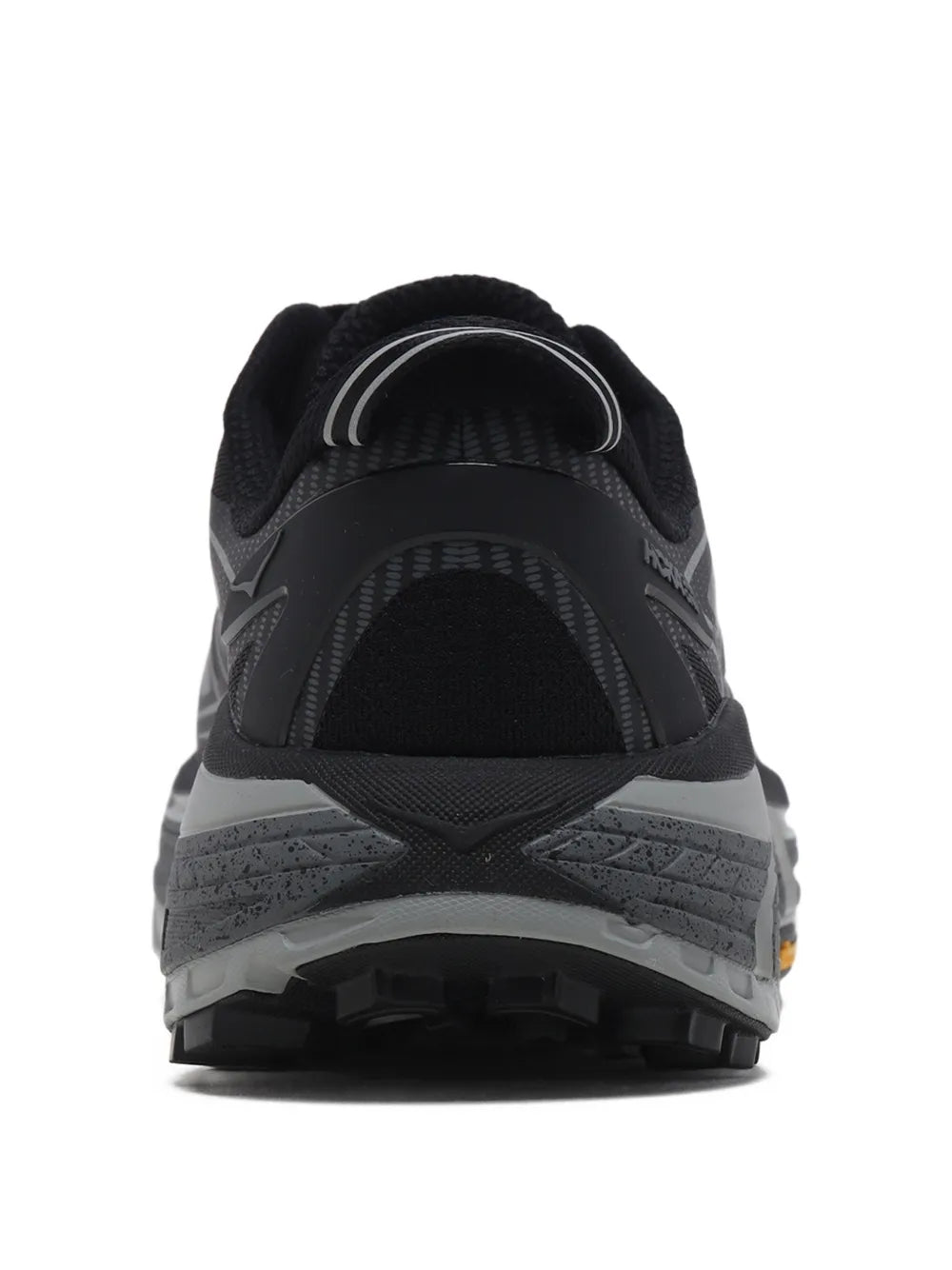 HOKA One Mafate Speed 2 — Black — Size US M 3.5 - US W 5 — Back View