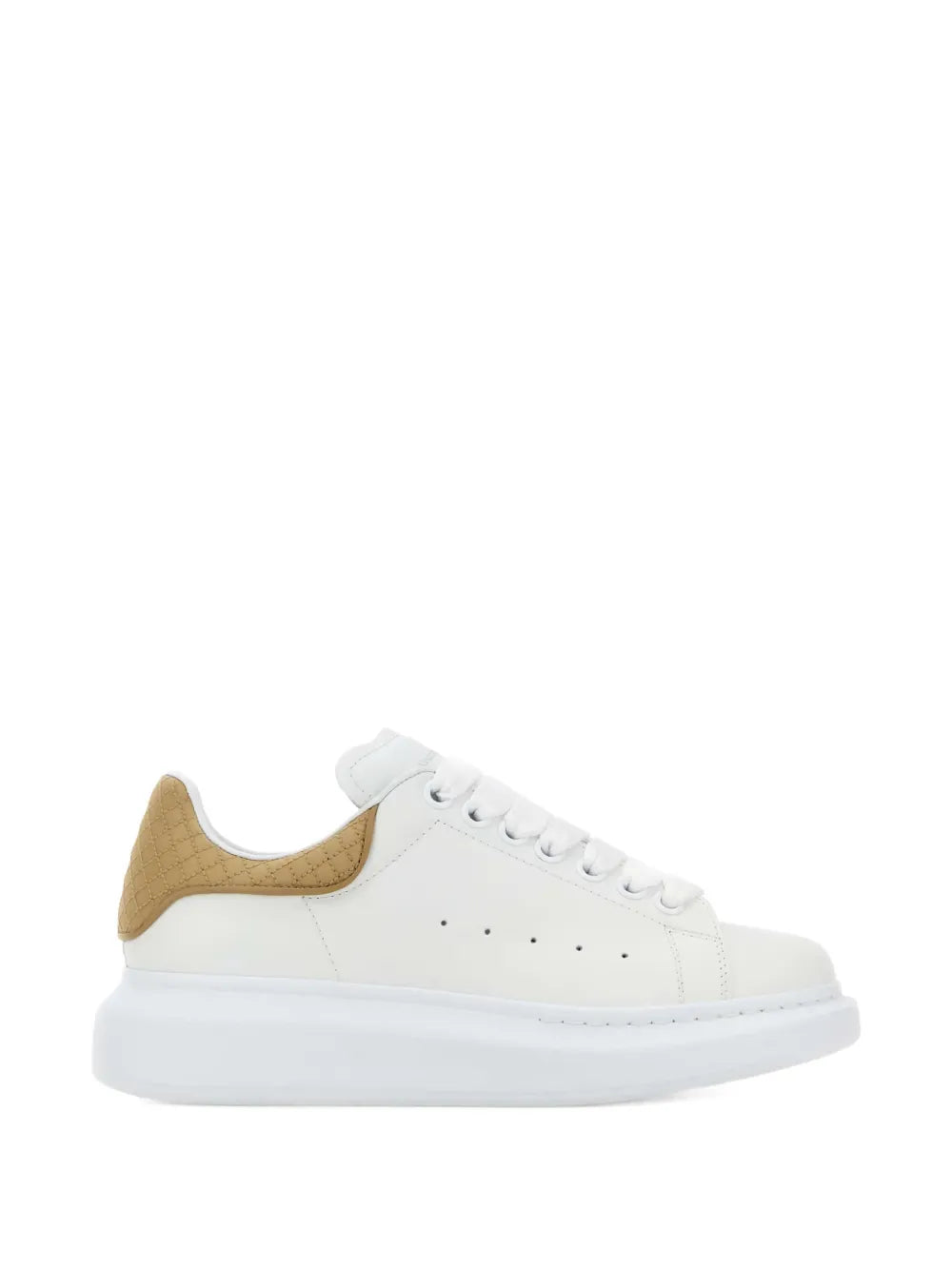 Alexander McQueen Leather — White — Size US M 3.5 - US W 5 — Front View