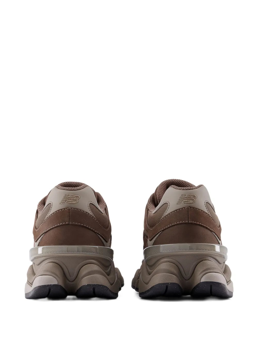 New Balance 9060 Lace-Up — Brown — Size US M 3.5 - US W 5 — Back View