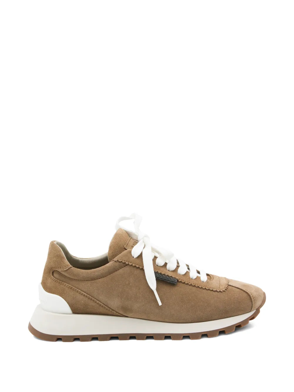 Brunello Cucinelli Lace-Up Fastening — Brown — Size US M 3.5 - US W 5 — Front View