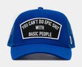 Exclusive Epic Sh*t Mesh Trucker Mens Hat (Blue) — OS — Front View