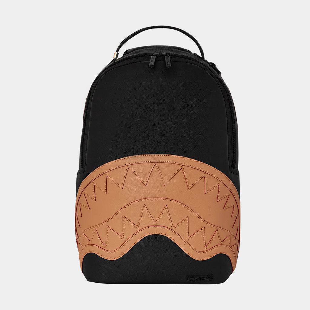 Exclusive Grand Tourer DLX Mens Backpack (Black/Beige) — OS — Front View