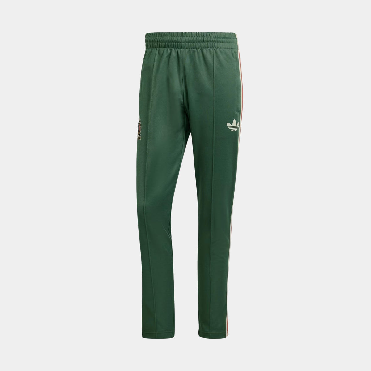 Exclusive Mexico Beckenbauer Mens Track Pants (Green/Red) — S — Front View