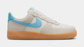 Exclusive Air Force 1 '07 LV8 Mens Lifestyle Shoes (Phantom/Baltic Blue/Gum Yellow) — 6 — Front View