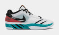 Exclusive Ja 1 Reverse Scratch Mens Basketball Shoes (White/Black/Turbo/Green/University Red) — 4 — Front View
