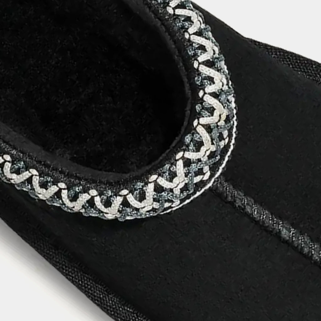 Exclusive Tasman II Infant Toddler Sandals (Black) — 6C — Back View