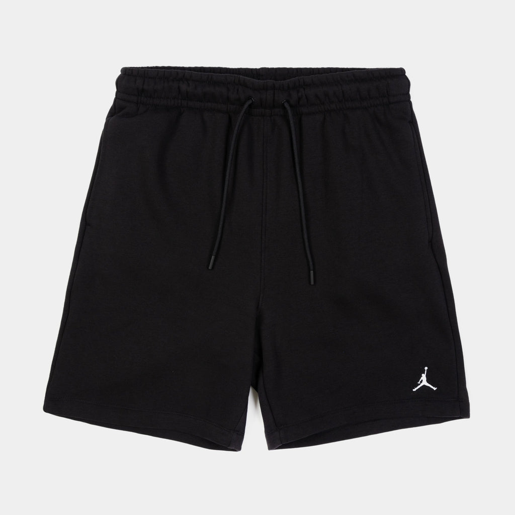 Exclusive Brooklyn Fleece Mens Shorts (Black) — S — Front View
