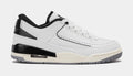 Exclusive Air Jordan 2/3 Grade School Lifestyle Shoes (White/Black/Sail/Cement Grey) — 3.5Y — Front View
