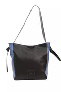 Pompei Donatella Black Leather Women Shoulder Women's Bag