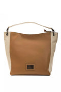 Pompei Donatella Brown Leather Women Shoulder Women's Bag