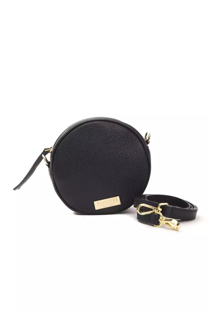 Pompei Donatella Gray Leather Women Crossbody Women's Bag