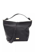 Pompei Donatella Gray Leather Women Shoulder Women's Bag
