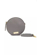 Pompei Donatella Gray Leather Women Crossbody Women's Bag