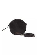 Pompei Donatella Black Leather Women Crossbody Women's Bag