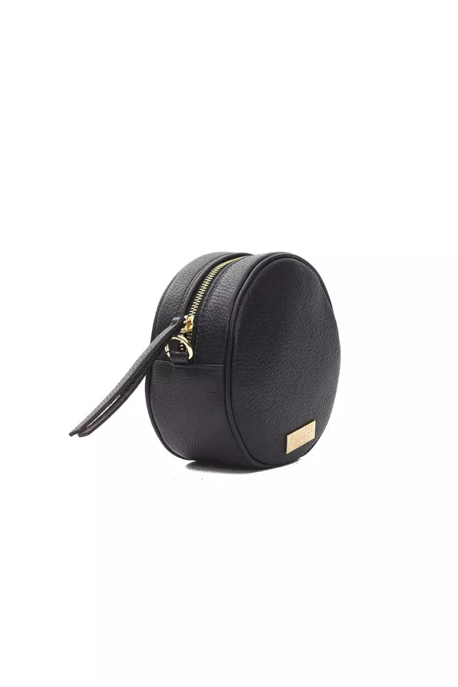 Pompei Donatella Gray Leather Women Crossbody Women's Bag