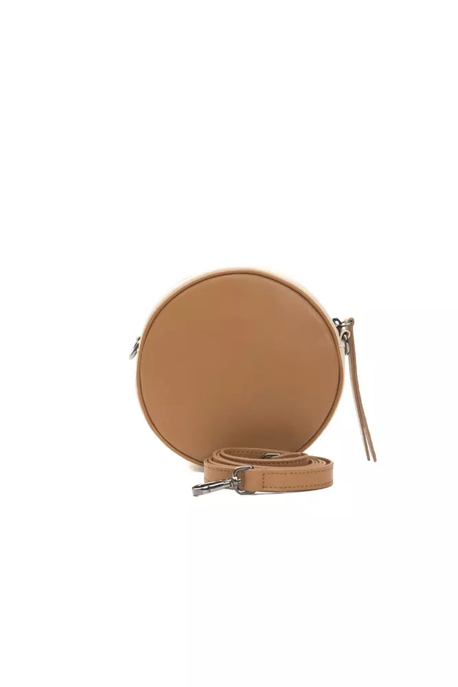 Pompei Donatella Brown Leather Women Crossbody Women's Bag