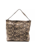 Pompei Donatella Brown Leather Women Shoulder Women's Bag