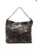 Pompei Donatella Gray Leather Women Shoulder Women's Bag