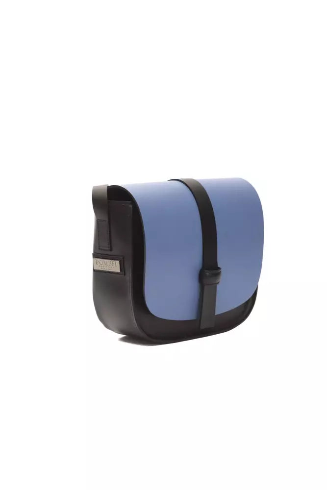 Pompei Donatella Blue Leather Women Crossbody Women's Bag