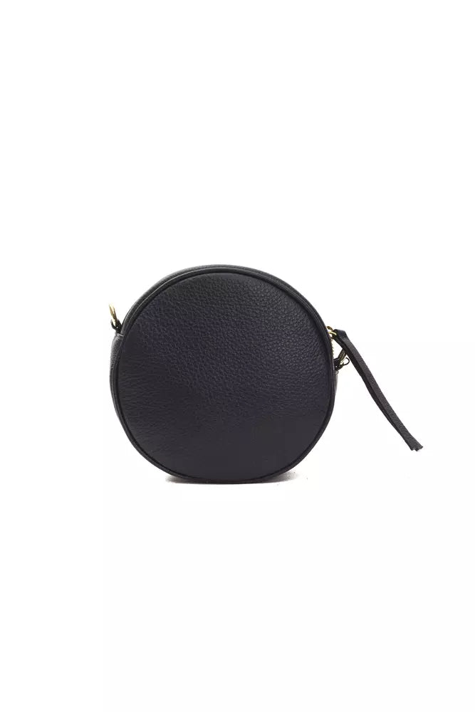 Pompei Donatella Gray Leather Women Crossbody Women's Bag